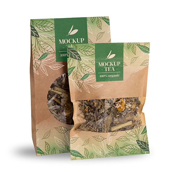 Kraft Paper Plastic Bag