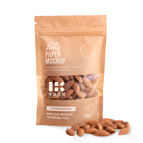 Kraft Paper Plastic Bag