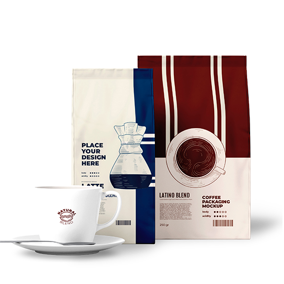 Kraft Paper Plastic Bag